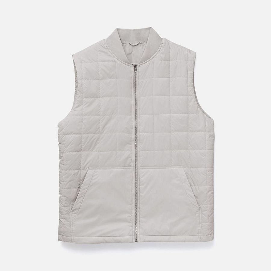 Жилет унисекс Warmbridge, светло-серый, размер 4XL