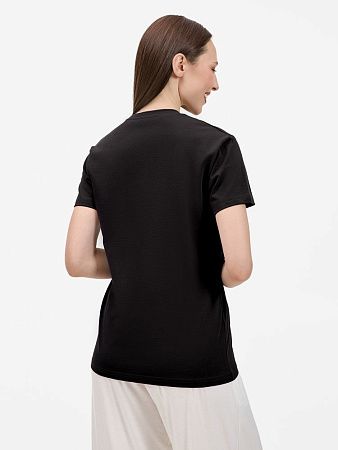 Футболка унисекс T-Bolka 200, черная, размер S