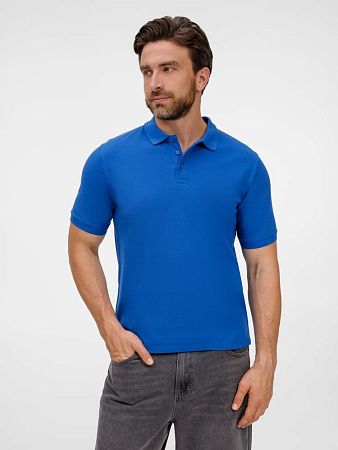 Рубашка поло унисекс Upswing, ярко-синяя, размер S