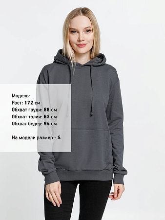 Худи Kirenga 2.0, темно-серое (графит), размер XL
