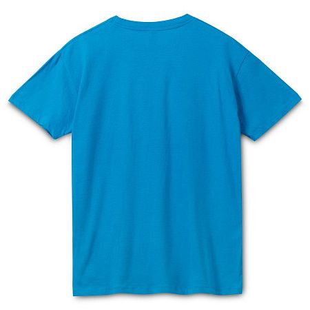 Футболка унисекс Regent 150, ярко-бирюзовая, размер 3XL