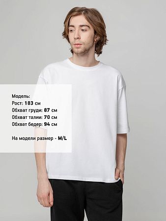 Футболка унисекс оверсайз Street Vibes, молочно-белая, размер XL/2XL