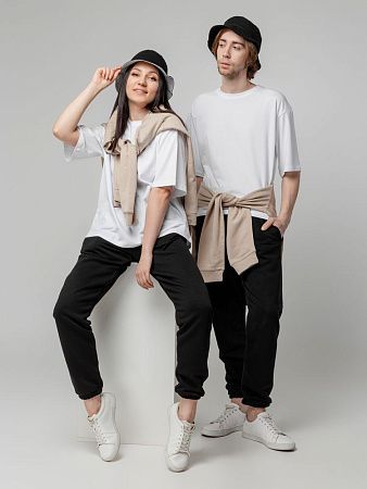 Футболка унисекс оверсайз Street Vibes, молочно-белая, размер XL/2XL