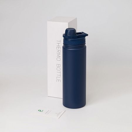 Термобутылка вакуумная герметичная Савона (Savona), черная