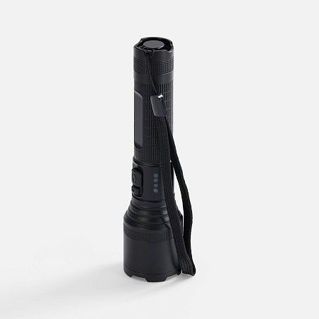 Фонарь аккумуляторный с фокусировкой луча FarSee, черный