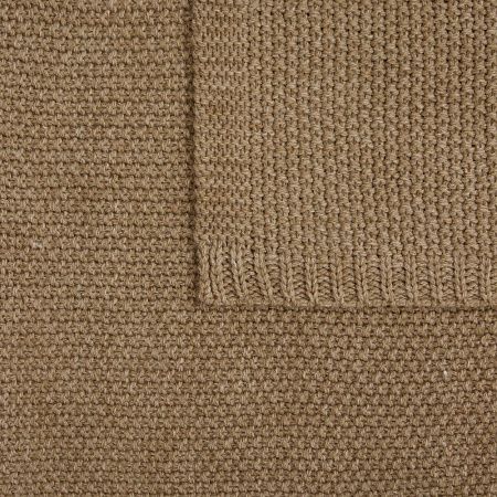 Плед Longview, коричнево-бежевый меланж