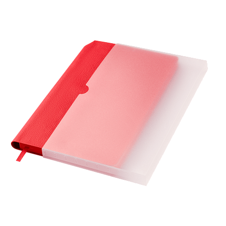 Ежедневник Молто (Molto) недатированный, красный