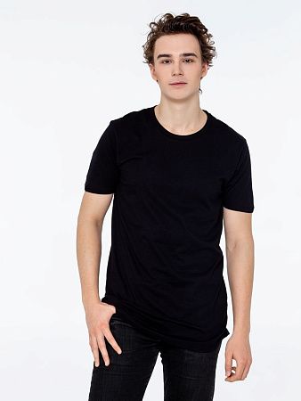 Футболка удлиненная Magnum, черная, размер XS