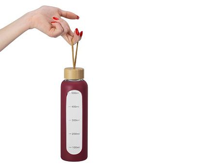 Бутылка из боросиликатного стекла «Hangy», 550 мл