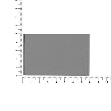 Лейбл из ПВХ Dzeta, ХL, серый