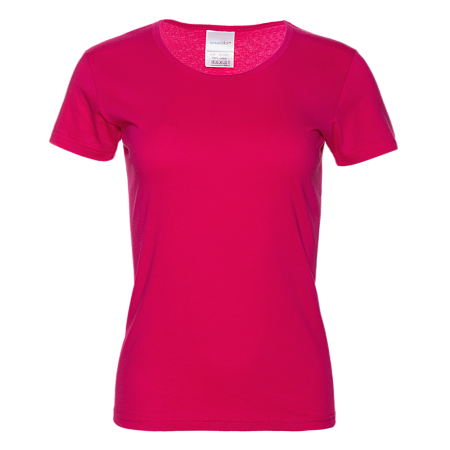 Футболка женская STAN хлопок 150, 02W, Ярко-розовый,  (92)  (42/XS)