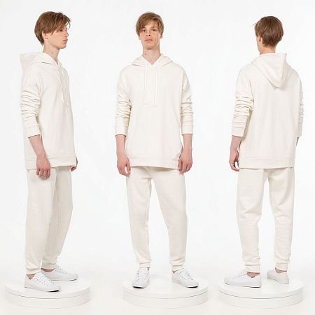 Джоггеры J2, молочно-белые, размер M/L