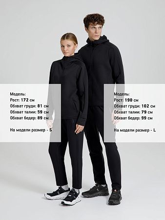 Куртка с капюшоном унисекс Begi, черная, размер L