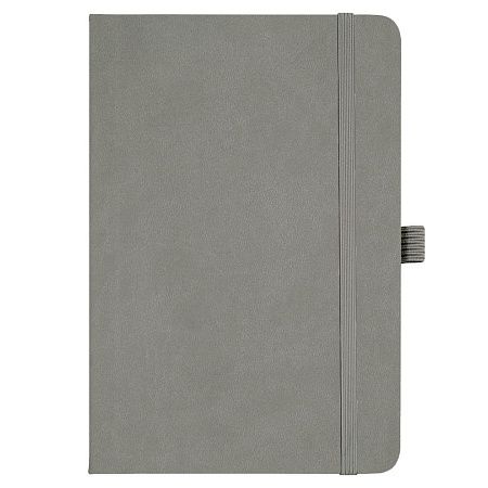 Блокнот Forest  Alfa Polo Latte А5, недатированный, в твердой обложке, с резинкой и петлей для ручки, темно-серый