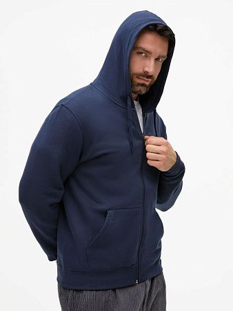 Толстовка унисекс Stone, темно-синяя, размер S