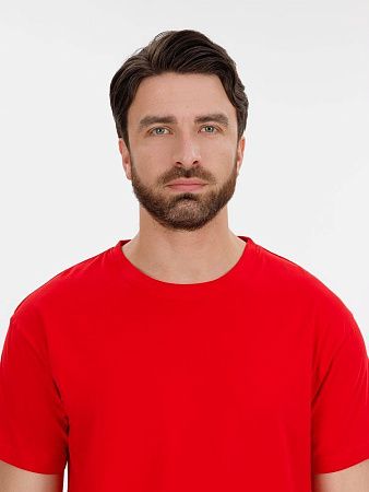 Футболка унисекс T-Bolka 180, красная, размер XS v2