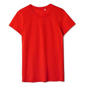 Футболка женская T-bolka Lady, красная под нанесение