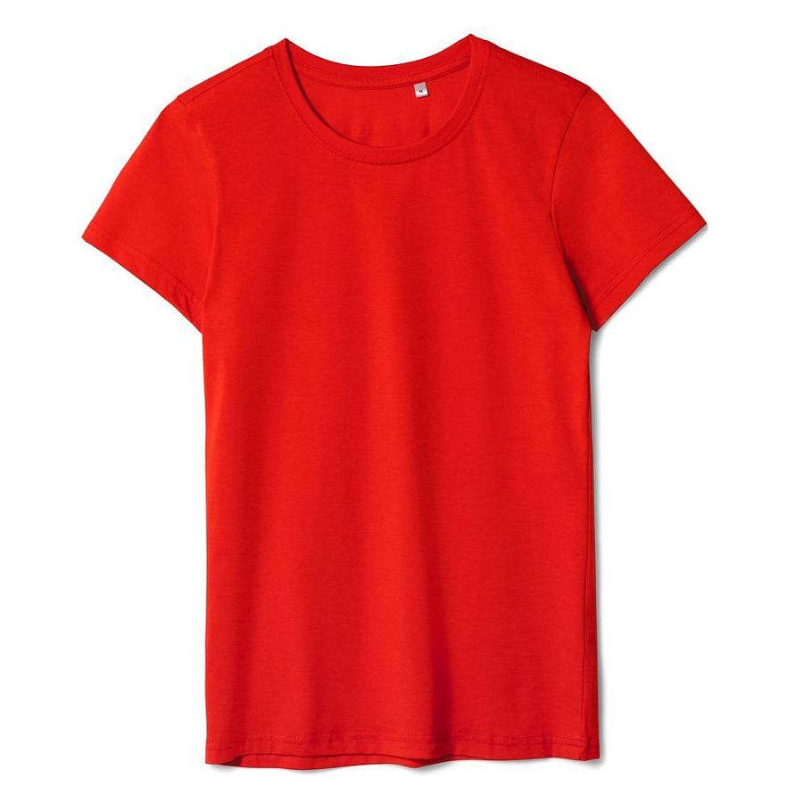 Футболка женская T-bolka Lady, красная под нанесение