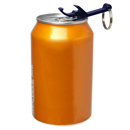 Брелок открывашка Tools Beer Garden, алюминиевая, темно-синяя