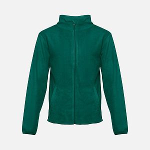 Куртка флисовая мужская Helsinki, темно-зеленая, размер XXL