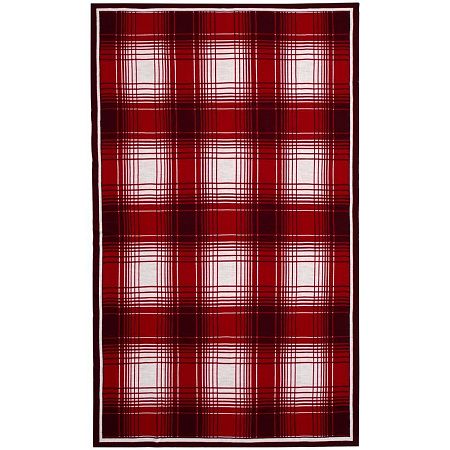 Плед Duotone, красный с белым