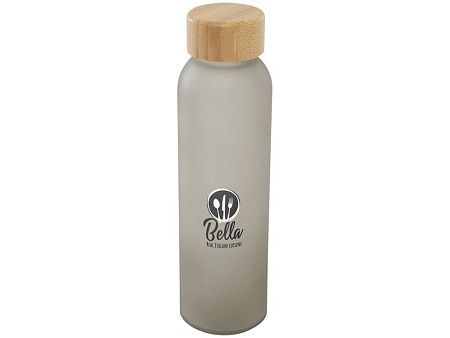 Стеклянная бутылка с бамбуковой крышкой «Lume», 500мл