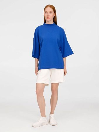 Футболка оверсайз унисекс T9, синяя, размер XL/2XL