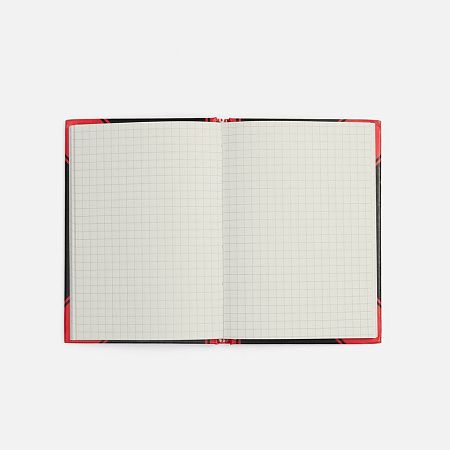 Блокнот Accenti Mini, черный с красным