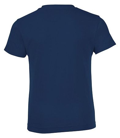 Футболка детская Regent Fit Kids, кобальт (темно-синяя), размер 8 лет (118-128 см)