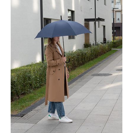 Зонт-трость Бергвинд (Bergwind), синий