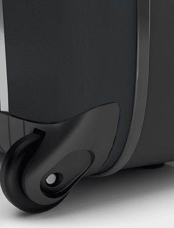 Чемодан складной Rollink Vega II 55x40x20 см, 2 колеса, серо-синий