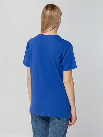 Футболка унисекс T-bolka 140, ярко-синяя, размер L