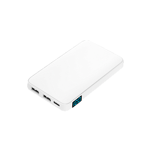 Внешний аккумулятор с подсветкой Анкор (Ancor) 5000 mAh, белый