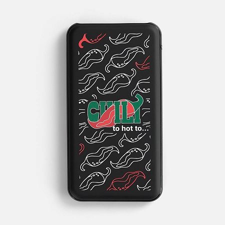 Аккумулятор с беспроводной зарядкой All Day Wireless, 10000 мАч, черный