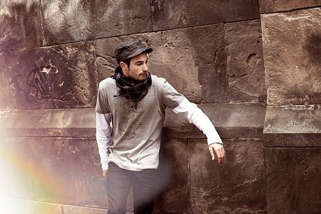 Футболка мужская Heavy, зеленая, размер S