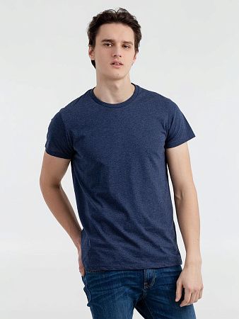 Футболка мужская Regent Fit 150, синий меланж, размер XL