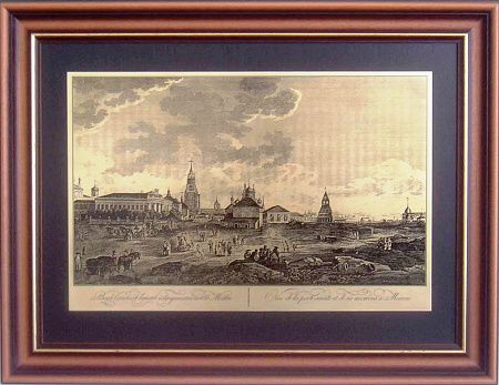 Гравюра "Спасские ворота 1"