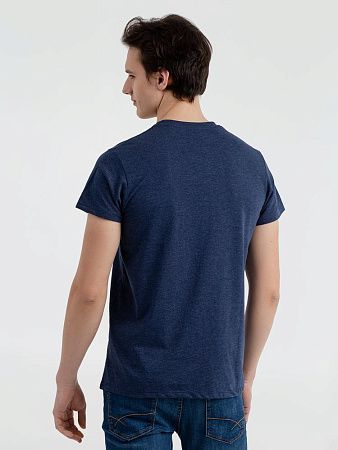 Футболка мужская Regent Fit 150, синий меланж, размер XL