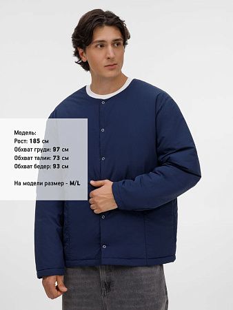 Куртка унисекс Veter, темно-синяя, размер M/L