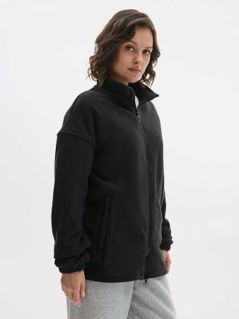 Куртка флисовая унисекс Nebo, черная, размер L