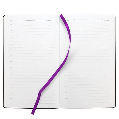 Ежедневник Knit, недатированный, фиолетовый