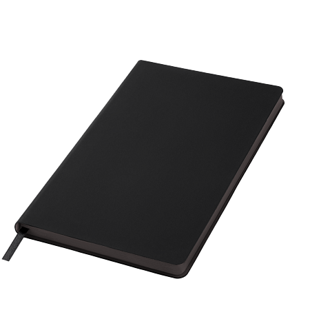 Ежедневник Латте софт-тач (Latte soft touch) недатированный, черный