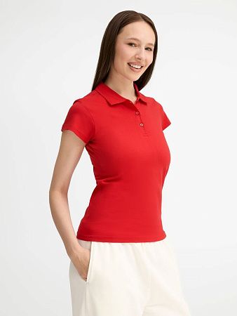 Рубашка поло женская Prescott Women 170, красная, размер S