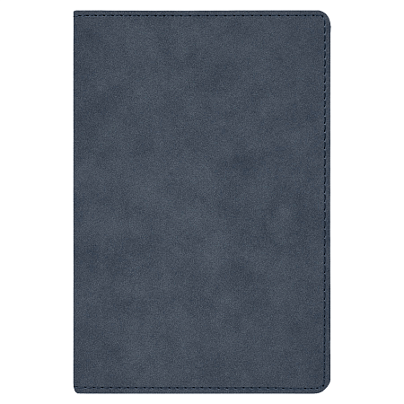 Ежедневник City Nuba А5, недатированный, в твердой обложке с поролоном, темно-синий