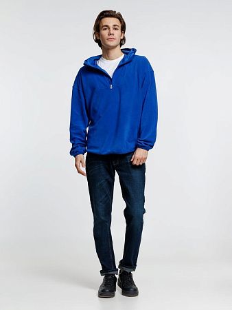 Анорак флисовый унисекс Fliska, ярко-синий, размер XL/2XL