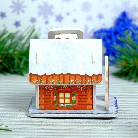 Конструктор фигурки&amp;quot;Дом деда мороза&amp;quot; 3Д   3564567