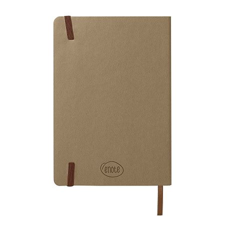 Ежедневник недатированный Shady, А5,  светло-коричневый, кремовый блок в линейку, коричневый обрез