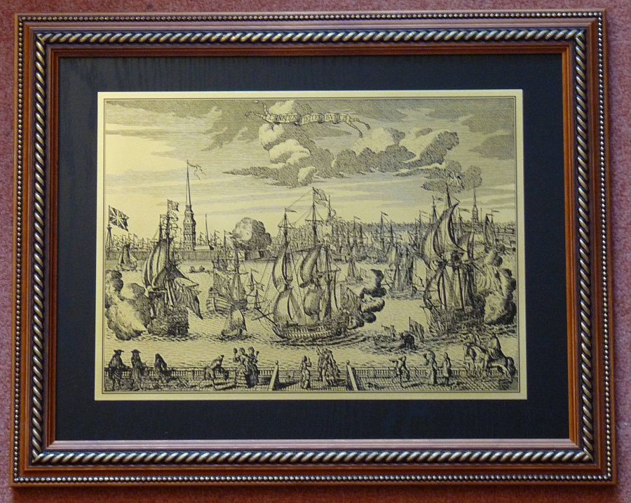 Гравюра "Панорама СПб 3"