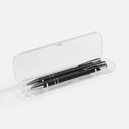 Набор из 2 ручек Keskus Soft Touch, черный
