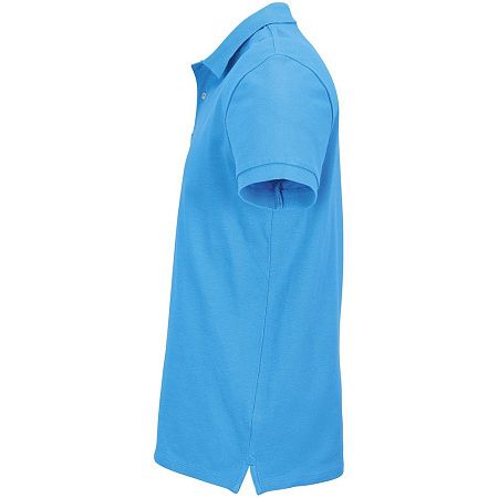 Рубашка поло унисекс Pacific, ярко-бирюзовая, размер XL